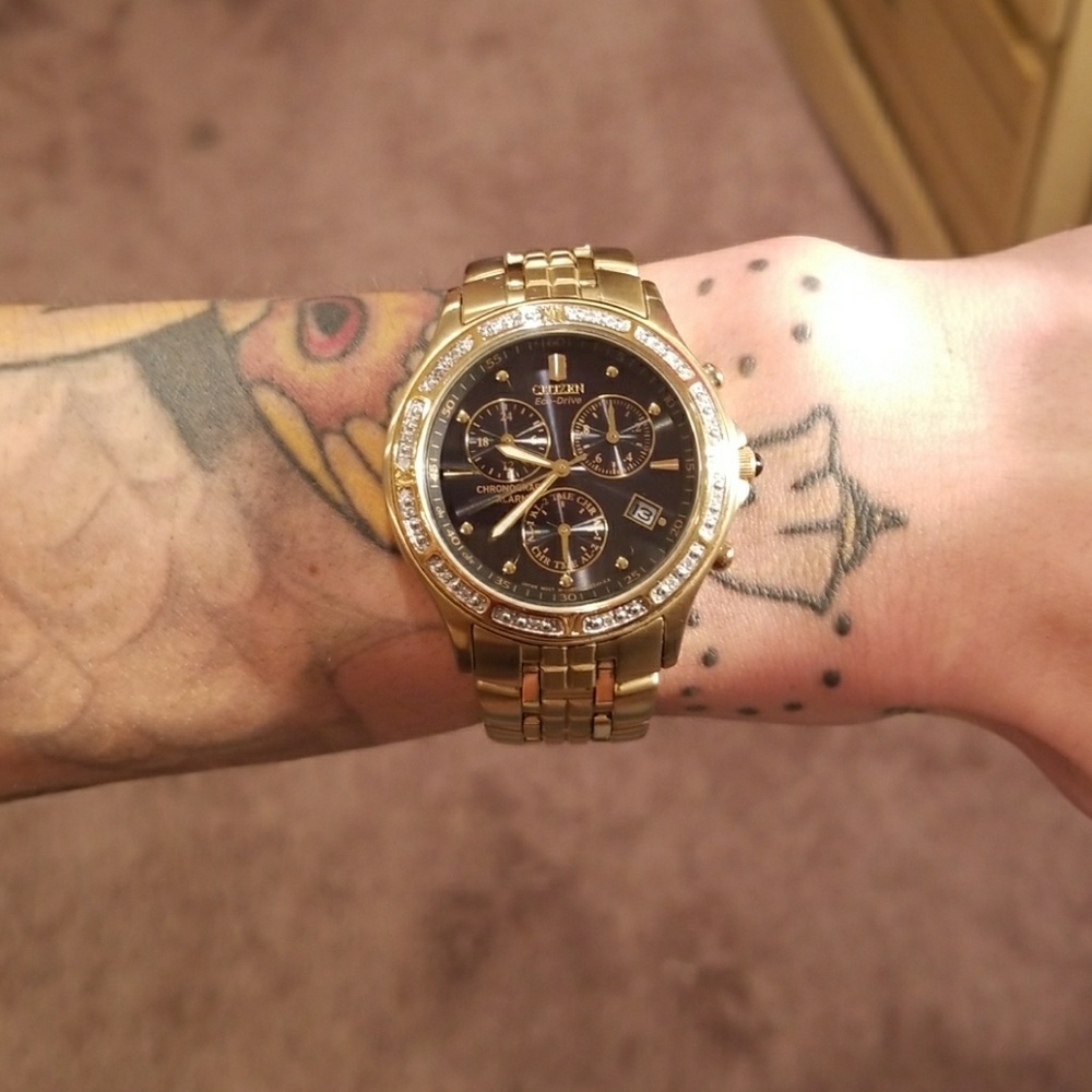 Citizen Eco drive with Real diamonds